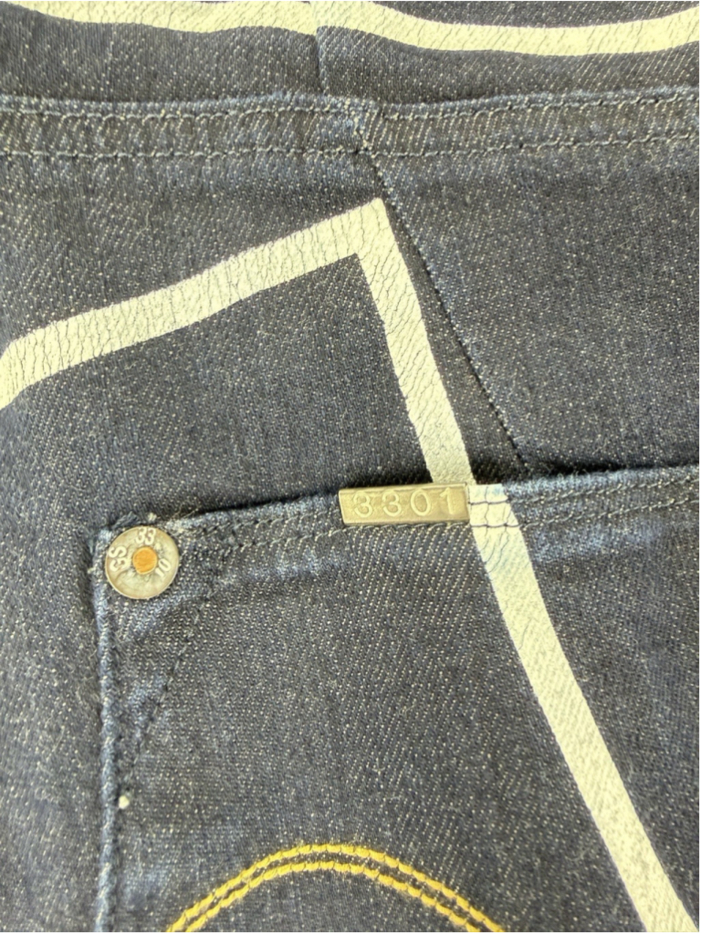 G-Star 3301 Pre Charlie Tromp Loose Tapered Jeans Women's Sz 27 W X 23 L Rare - Picture 16 of 16